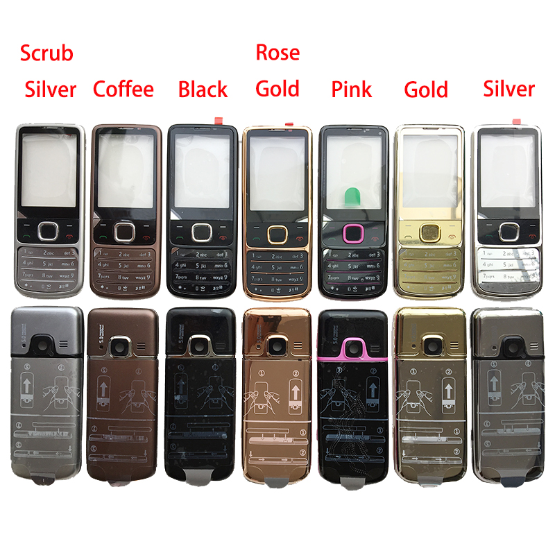 For Nokia 6300 Phone Housing Cover Front Frame+Battery Door Cover+English  and Russian keypads+Tools - AliExpress