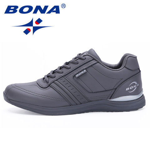 BONA New Hot Style Men Walking Shoes Lace Up Sport Shoes Outdoor Jogging Athletic Shoes Comfortable Men Sneakers Free Shipping ► Photo 1/3