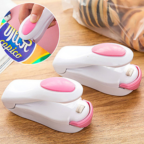 Mini Portable Bag Clips Home Electric Heat Sealing Machine Ceramic Impulse Vacuum Bag Sealer Capper For Packing Plastic Bag Clip ► Photo 1/6