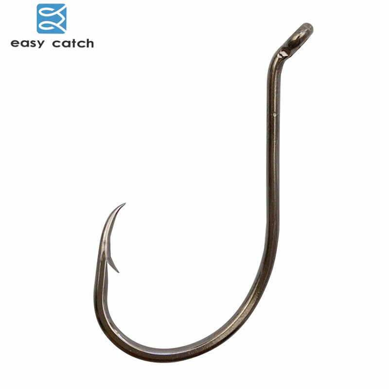 8299 High Carbon Steel Fishing Hooks Black Octopus Bass Beak Bait Hook 1#-9/0 