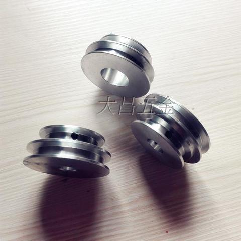 50 double groove round belt pulley type Y motor pulley 10/11/12/14/15/16/18/20MM bore size ► Photo 1/3