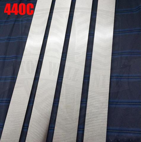 HRC58-60 (heat) After the heat treatment 440C stainless steel plate bar rod knife DIY blade More size choose  cutter blank ► Photo 1/1