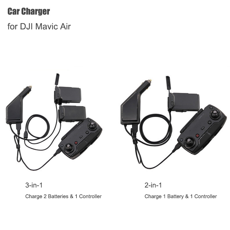 Multiple Battery Charger for Mavic Air 2 Accessories Smart Battery Charger for Mavic Air 2 Battery and Controller