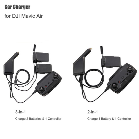 Car Charger For DJI Mavic Air Intelligent Battery Charging Hub Mavic Air Car Connector USB Adapter Multi Battery Car Charger ► Photo 1/6