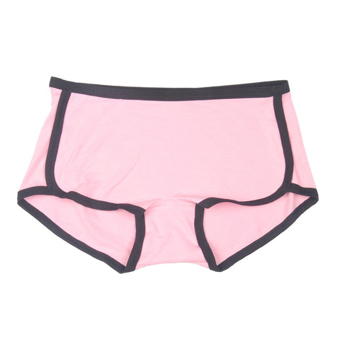 2022 Cute Underwear Women Cotton Boy Shorts Panties Popular Boyshorts Boxer Mid Waist Briefs Sexy Lingeries Black Pink White ► Photo 1/6