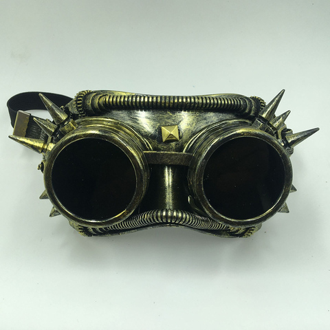 Steampunk Goggles Glasses Punk Gothic Welding Retro Cyber Vintage Cosplay Party Mask Adult Halloween Ball Costume Props ► Photo 1/6