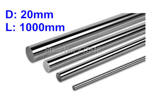 1pc  D20mm L1000mm linear shaft 20mm LM Shaft diameter 1000mm long for LM20UU 20mm linear ball bearing linear smooth rod ► Photo 1/1