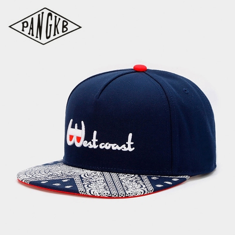 PANGKB Brand WESTCOAST CAP navy Hip-Hop parkour sports snapback hat for men women adult outdoor casual sun baseball cap ► Photo 1/4