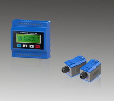 TUF-2000M-TS-2 Digital Ultrasonic Flowmeter Flow Meter Ultrasonic Flow Module/RTU with TS2 transducer (DN15-100mm) -30 ~ +90C ► Photo 1/6