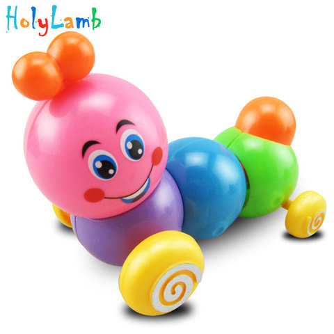 1Pcs Cute Cartoon Colorful Insect Wind Up Baby Toys Children Developmental Educational Toy Infant Running Clockwork Toys ► Photo 1/6