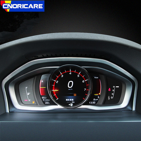 Car Dashboard Trim Strip For Volvo XC60 S60 V60 2009-17 Stainless Steel Interior Modified Accessories ► Photo 1/5