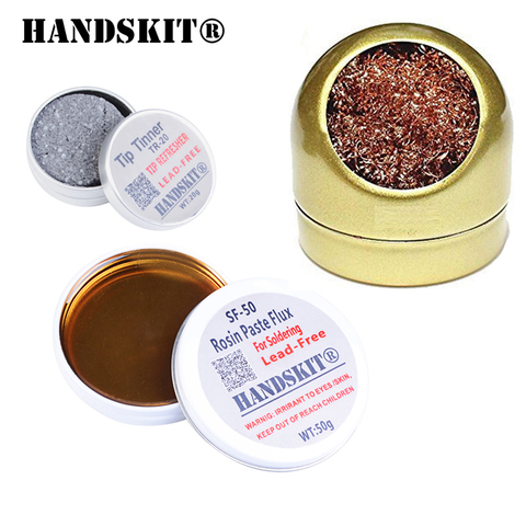 Handskit Soldering Iron Refresher Solder Pure Flux/Paste Soldering Iron Tip Cleaner Head Resurrection for Soldering Iron Tool ► Photo 1/6