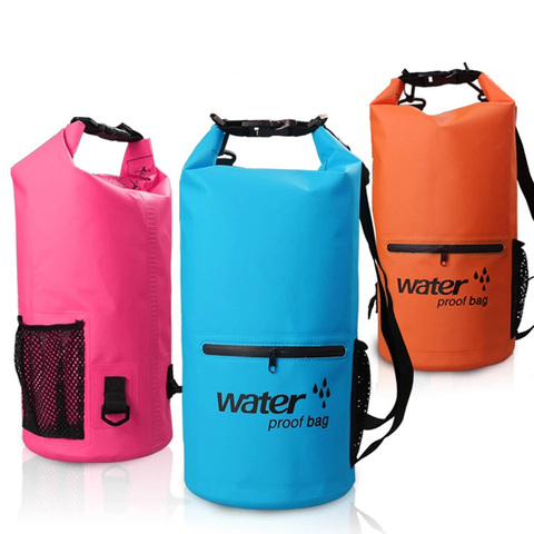 10L 20L PVC Waterproof Dry Bag Swimming Packs for River Trekking Canoe Diving ► Photo 1/6