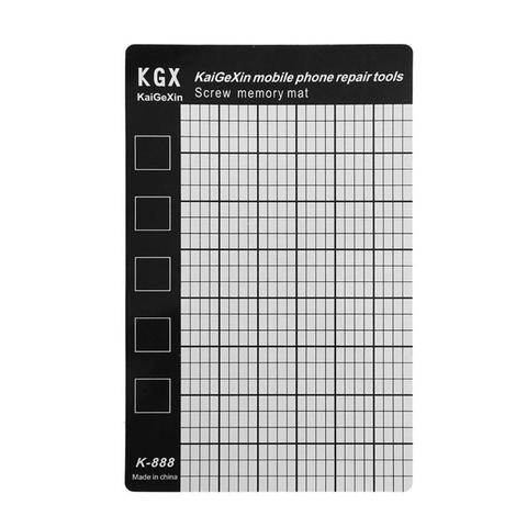 1PC K-888 Magnetic Screw Mat Memory Chart Work Pad Mobile Phone Repair Tools 145 X 90mm Palm Size ► Photo 1/6