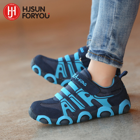 2022 High Quality Brand Children Shoes Boys Girls Genuine Leather Outdoor Shoes Breathable Running Shoes Kids Sports Shoes ► Photo 1/6