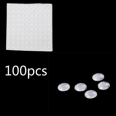 10/100pcs Self Adhesive Rubber Feet Pads Silicone Transparent Cupboard Door Close Buffer Bumper Stop Cushion For Drawer Cabinet ► Photo 1/6