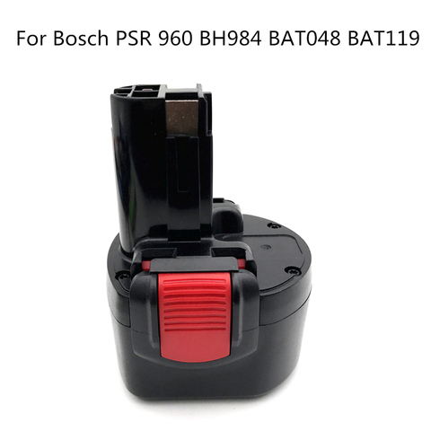 BAT048 9.6V 2000mAh Ni-CD Rechargeable Battery Power Tools Battery for Bosch PSR 960 BH984 BAT048 BAT119 ► Photo 1/4