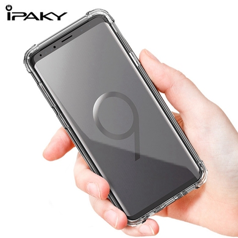 IPAKY Air Chshion For Samsung Galaxy S9 case Samsung S9 case S9 plus cover transparent back cover case for Galaxy S9 S 9 plus ► Photo 1/6