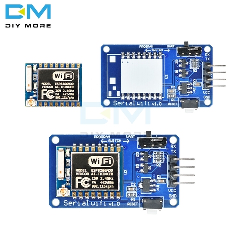 ESP8266 ESP-07 ESP07 Wifi Serial Transceiver Wireless Board Module 3.3V-5V 8N1 TTL UART Port Controller for Arduino UNO R3 ► Photo 1/6