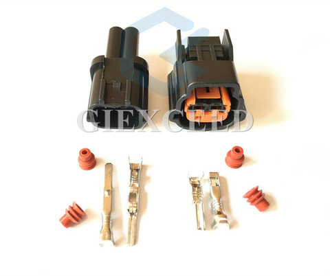 2 Sets 2 Pin 6098-0137 Male Female Auto Electrical Plug Automotive Connector For Hyundai Nissan ► Photo 1/4