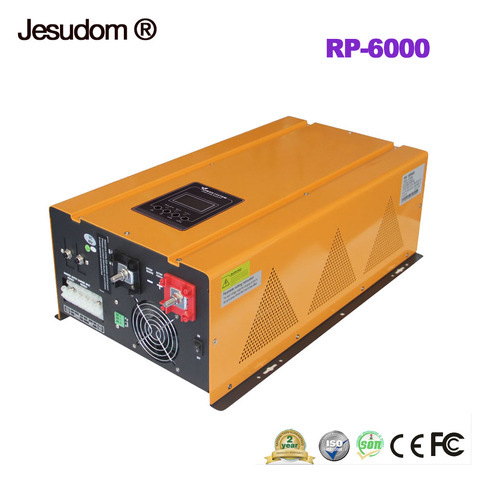 6KW Solar Inverter Pure Sine Wave Output of Off grid Toroidal DC 24V48V to AC220V230V240VAC Combined with AC charger and UPS ► Photo 1/6