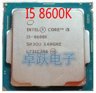 INTEL i5-8600k i5 8600k CPU Processor 3.6G CPU 95W LGA 1151 3.6 GHz scrattered pieces free shipping ► Photo 1/1