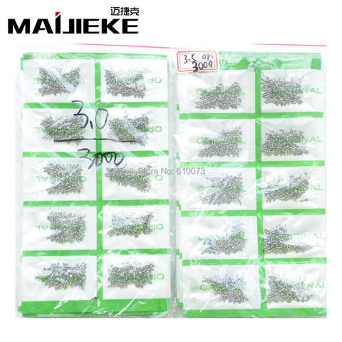 500PCS Genuine 3.0mm screws for Samsung Galaxy S3 S4 S5 note 4 note3 note2 N7100 note 1 mobile phone Screw 3.5mm original new ► Photo 1/6