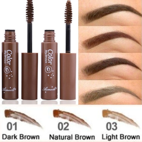 1 Piece Eyebrow Dye Makeup Mascara Brush Cream Gel for Eyebrow Eyelash Paint Waterproof Beauty Kit Natural Colored ► Photo 1/6