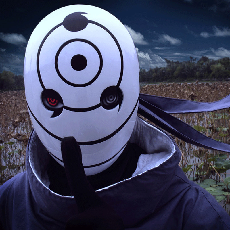 Anime Naruto Tobi Madara Akatsuki Masque Cosplay Costume X-mas Mask Prop Toy New 
