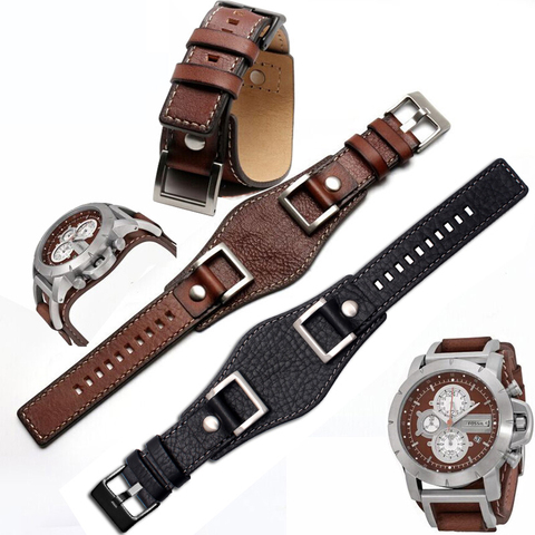 Fossil JR1157 watchband Genuine leather 24mm men watch strap High quality leather bracelet Retro style ► Photo 1/6