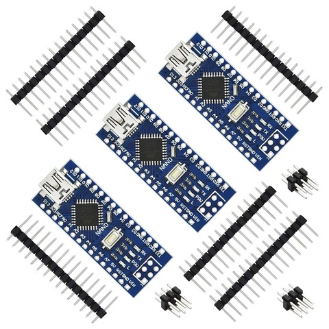 USB Nano V3.0 ATmega328 CH340G 5V 16M Micro-Controller Board for Arduino (Pack of 3pcs) EK1620x3 Free Shipping ► Photo 1/6