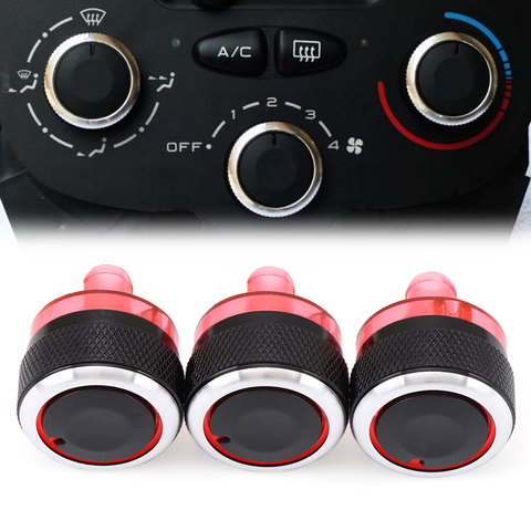 Air Conditioning Heat Control Switch Button Knobs Fit For Peugeot 206 207 2006 -2011 For Citroen C2 2006-2013 Car Styling ► Photo 1/5