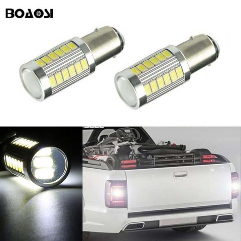 BOAOSI 2x Car LED Lamp 1156 5630 CREE Chip Backup Reverse Light Bulb for Volkswagen VW jetta Passat B1 B2 B4 B3 B5 B6 T4 T5 ► Photo 1/6