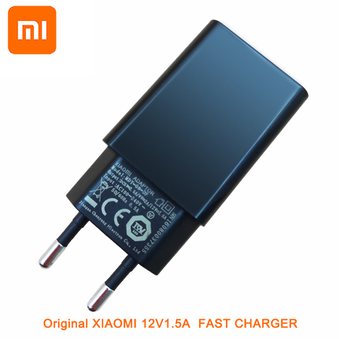 Original Xiaomi QC 3.0 Quick Charger 12V 1.5A EU US Fast Charge Adapter for Mi 9 8 6 Mix 5s 5c 5 4s 4 Note 2 Redmi 3 3s 4a Note ► Photo 1/6
