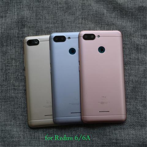 New original Battery Back Cover door for Xiaomi Redmi 6 6A Redmi6 with camera  lens Dual 2 sim version ► Photo 1/6