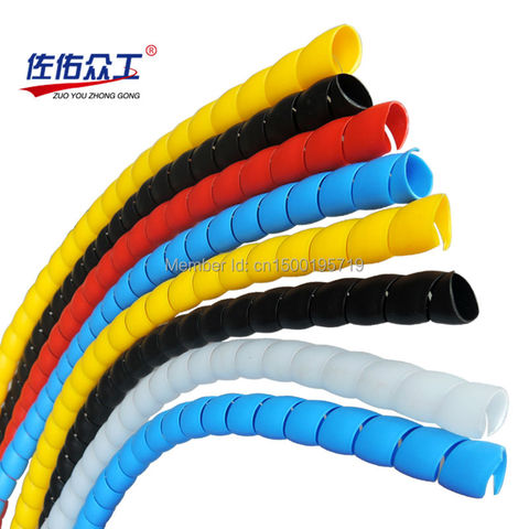 tube numbering  8mm-28mm  2meters /lot Colorful wire wrap spiral in cable sleeve wiring harness Motorcycle heat pipe sleeve ► Photo 1/6