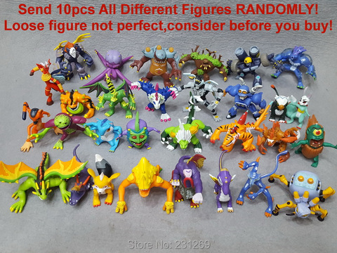 *SEND RANDAM* Lot 10pcs/set ALL DIFFERENT Invizimals Revolution Monsters PVC Action Figures Game Dolls Collection Toys Gift ► Photo 1/1