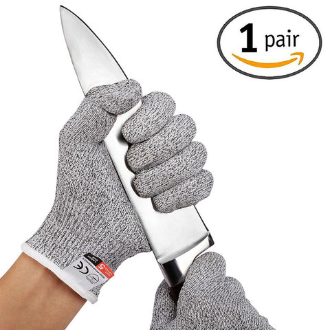 Anti-cut Gloves Working Safety Glove Man Cut Proof Kitchen Butcher Cut Heat Stab Resistant Fire Hand Gloves Durable Self Defense ► Photo 1/1