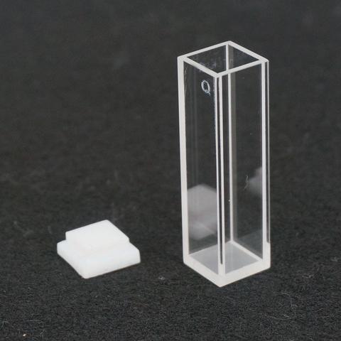 3.5ml 10mm Path JGS1 Quartz Cuvette Cell With Lid For Fluorescence Spectrometer ► Photo 1/6