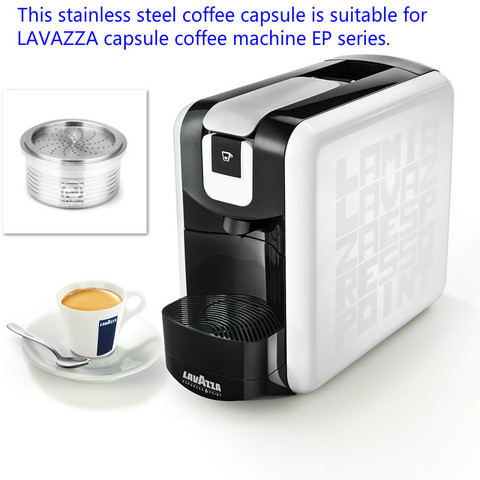 Compatible with LAVAZZA EP MINI Capsule Coffee Machine Reusable Stainless Steel Coffee Capsules ► Photo 1/1