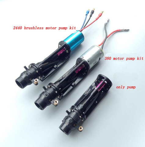 1SET New Version High Speed Pump Spray Water Thruster 380 Motor or 2440 Brushless  Jet Boat Pumps Kit for RC  DIY Parts ► Photo 1/1