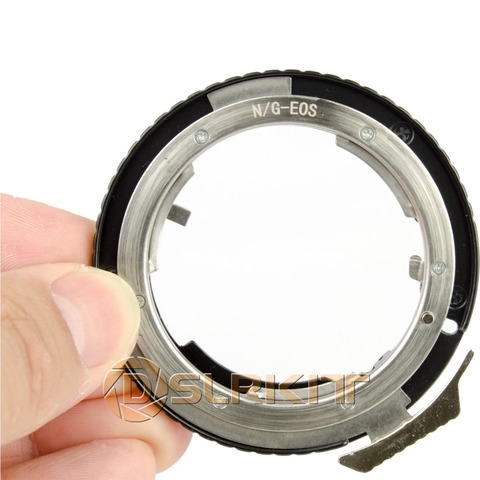 Lens Adapter Ring For Nikon G AF-S AI F Lens and Canon EOS EF Mount Adapter 650D 600D 550D 1100D 60D 7D 5D ► Photo 1/5