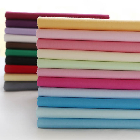 Teramila Cotton Fabrics 18 PCS Solid Color 10cmx10cm Twill Charm Packs Patchwork Fabrics Quilting Stash No Repeat Tissue Cloth ► Photo 1/2