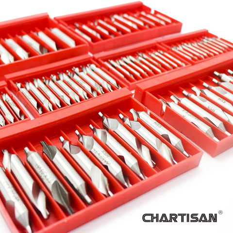 CHARTISAN High Quality HSS M2 Center Drill Bits For Hole Machining Reduces Error Reaming Center Drill ► Photo 1/6