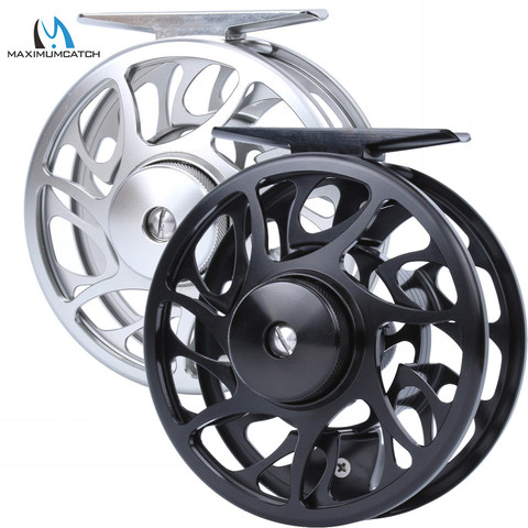Aluminum Fly Fishing Reel In With CNC Machine Cut And Large Arbor