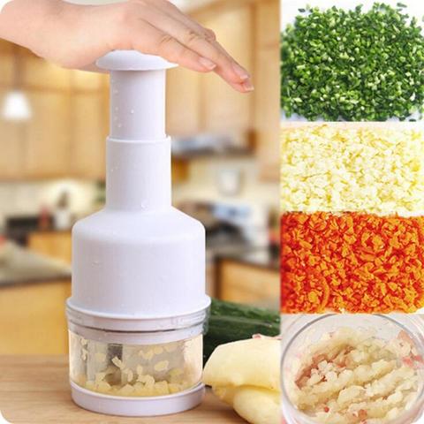 Garlic Grinding Chopper Multi Function Press Vegetables Food Cutter Kitchen  Tool