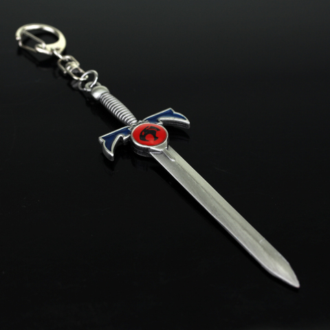 Thundercats Weapon Sword Pendants Key Chain Metal Lion Mark Logo Keychains Key Rings Men Movie Jewelry Key Holder Chaveiro ► Photo 1/6