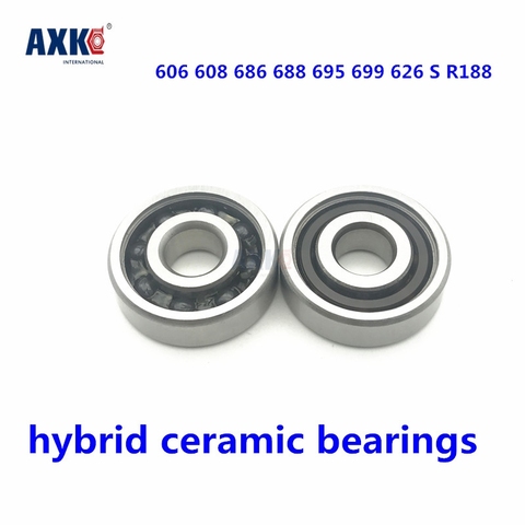 606 608 686 688 695 699 626 S R188 Fingertip gyro finger spiral stainless steel hybrid ceramic bearings For Hand spinner ► Photo 1/6