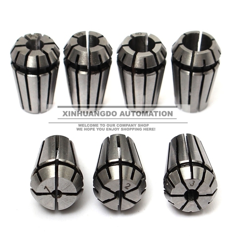 7Pcs ER11 Spring Collet Set For CNC Workholding Engraving & Milling Lathe Tool 1-7mm Industry Tool ► Photo 1/4