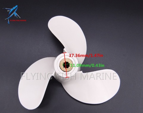 7 1/4x6-BS Boat Engine Propeller for Yamaha 2.5HP 3HP 4HP 5HP F2.5A 3A Malta Outboard Motor 7 1/4 x 6 BS ► Photo 1/1